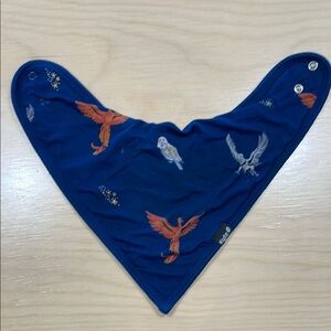 Kyte baby Harry Potter owl and phoenix Blue Bandana Bib